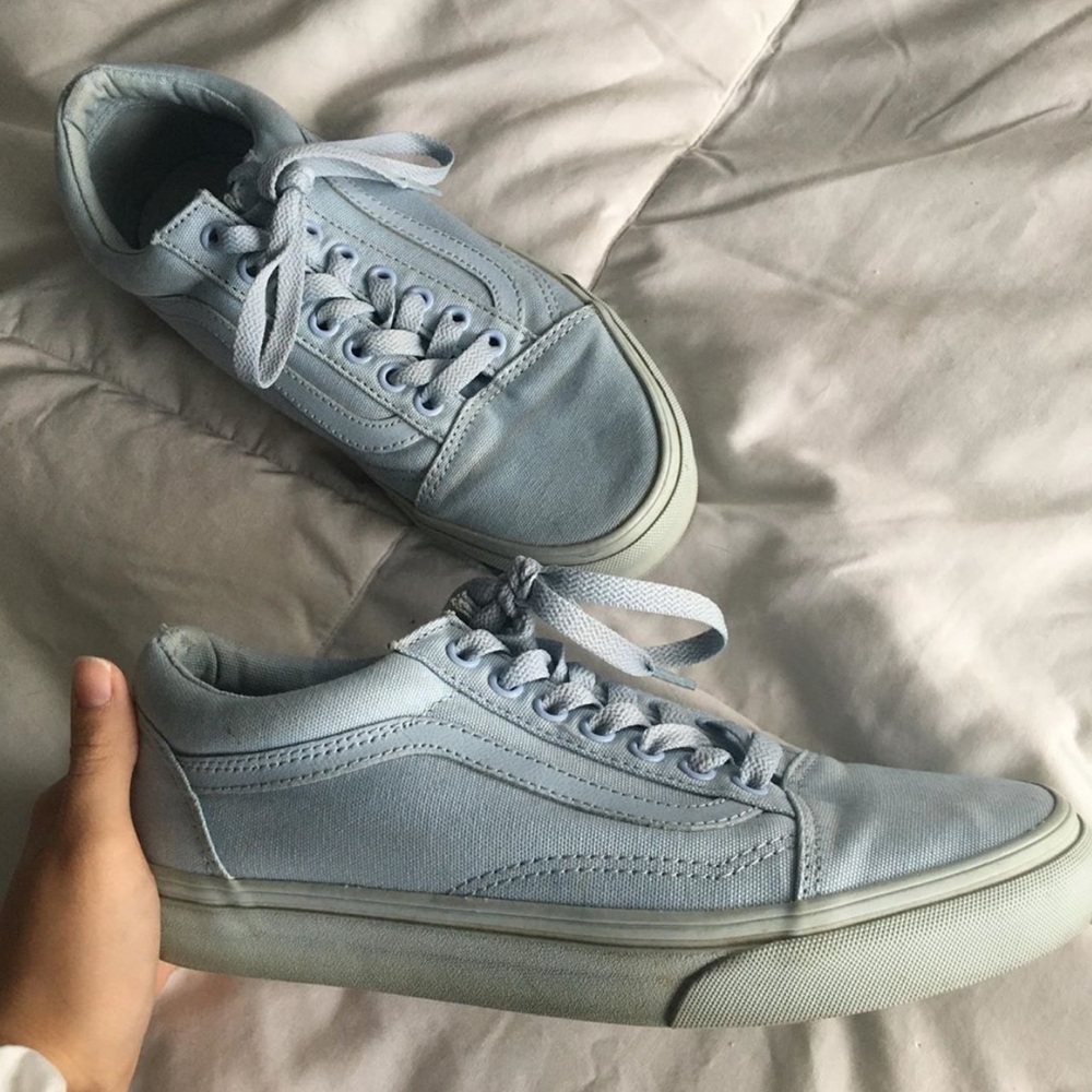 baby blue old skool vans